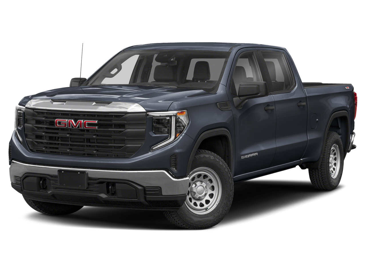 2022 GMC Sierra 1500 Denali in Onyx Black — front three-quarter view