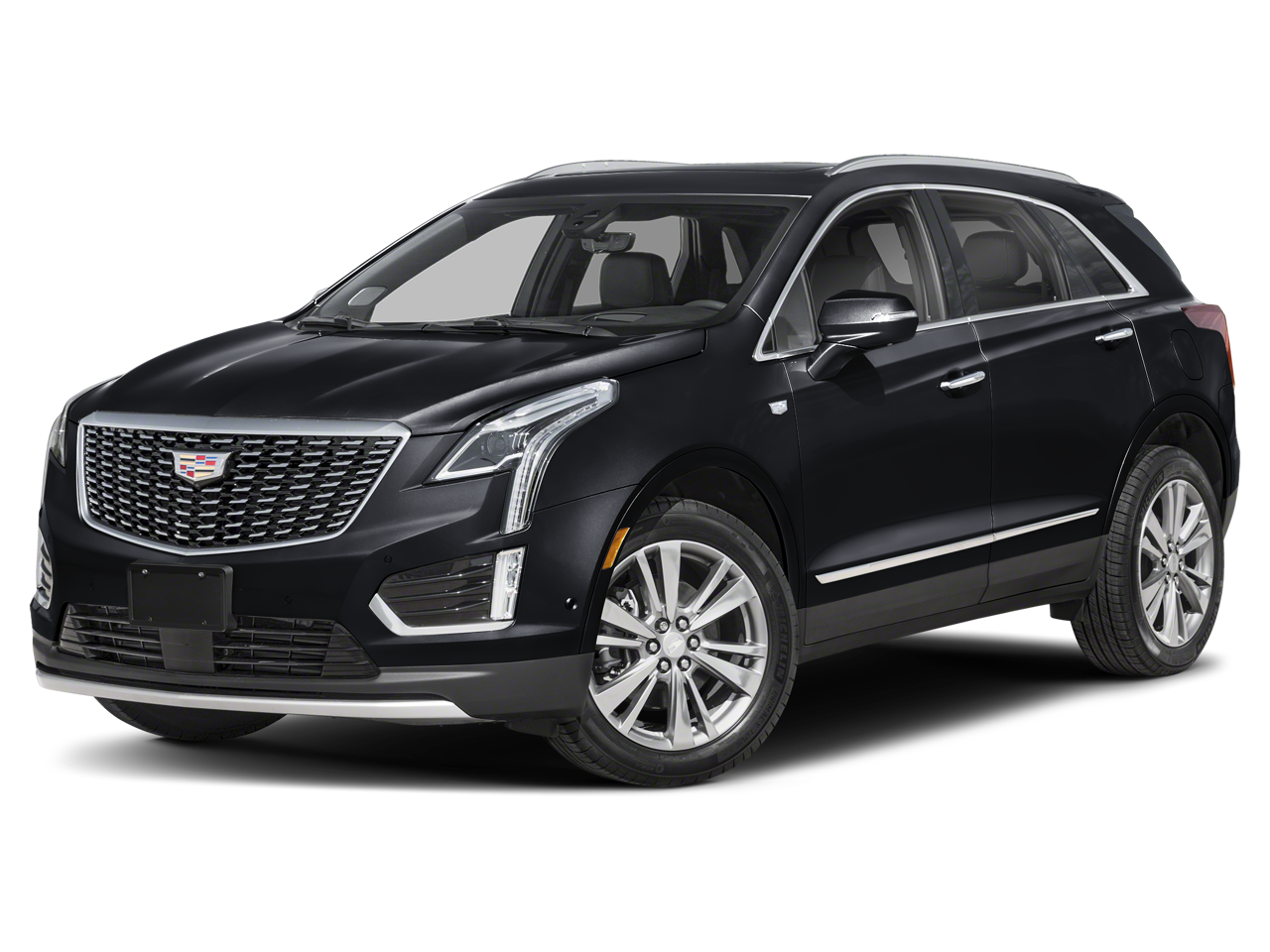 2023 Cadillac XT5 AWD Premium Luxury in Crystal White Tricoat — front three-quarter view
