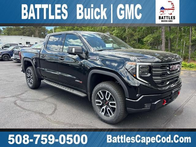 2026 GMC Sierra 1500 AT4 in Onyx Black — front three-quarter view