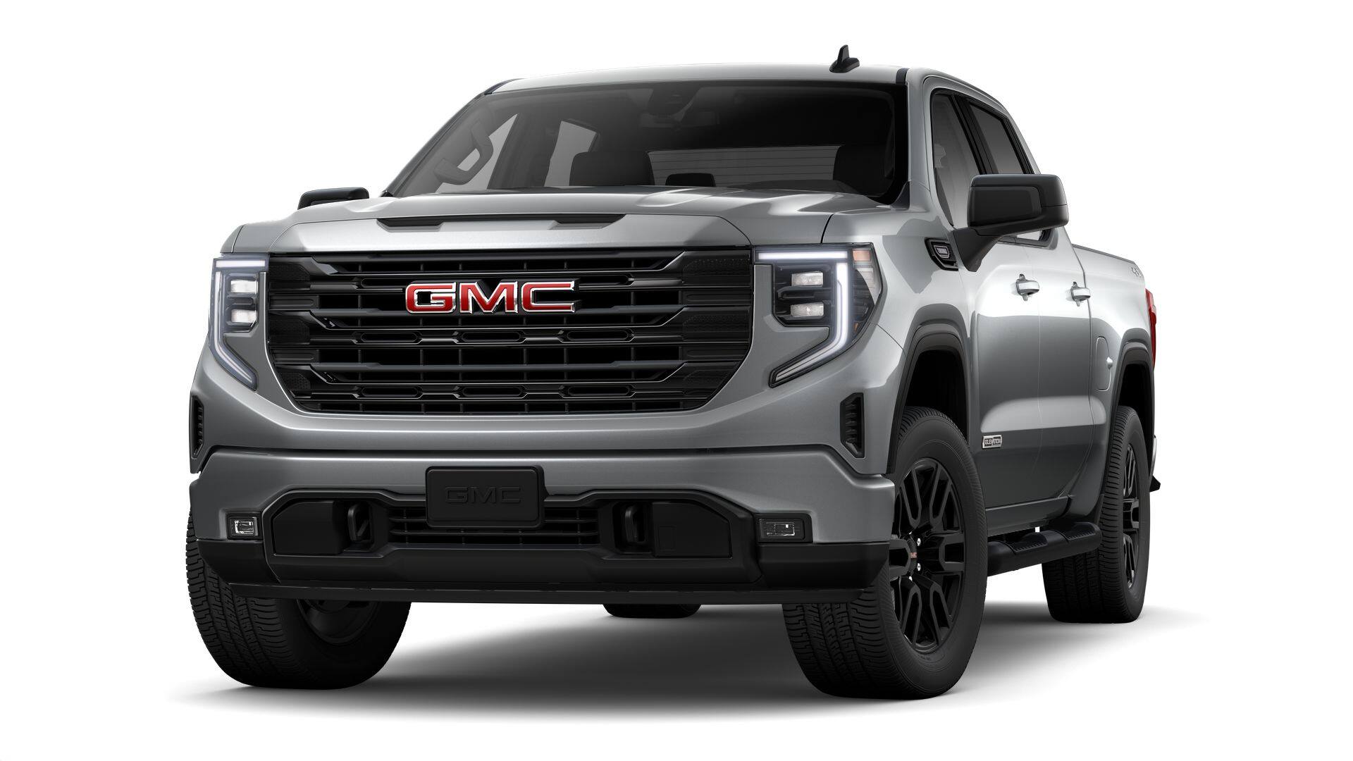 2026 GMC Sierra 1500 Base in Sterling Metallic — front three-quarter view