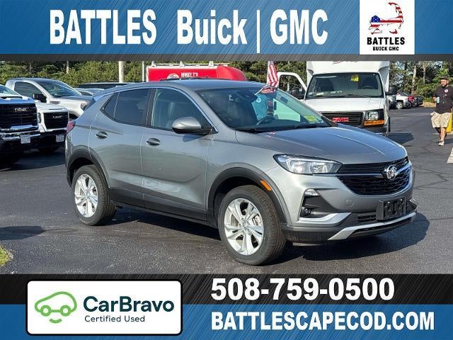 2023 Buick Encore GX Preferred in Moonstone Gray Metallic — front three-quarter view