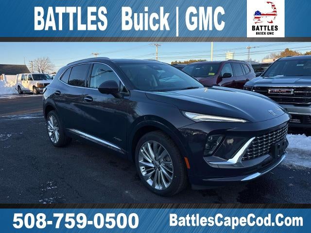 2026 Buick Envision Avenir in Midnight Opal — front three-quarter view